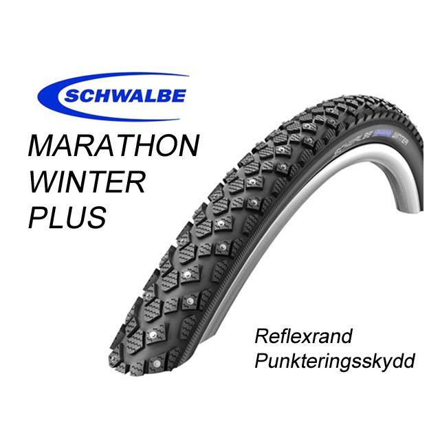 Dubbdäck 47-507 Schwalbe Marathon Winter Plus