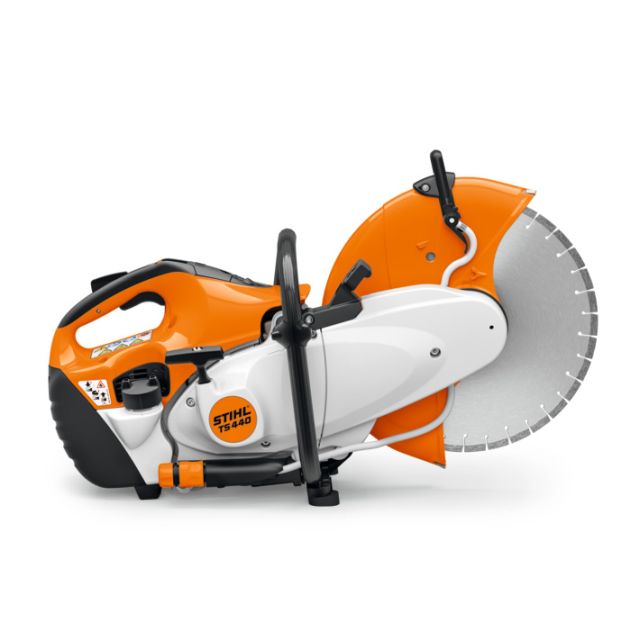 Stihl TS 440 med 350 mm fiberförstärkt kapskiva