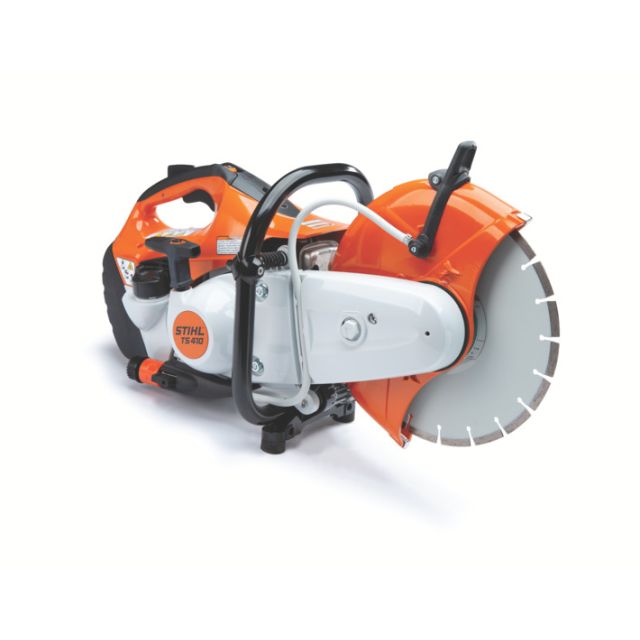 Stihl TS 410 med 300 mm fiberförstärkt kapskiva