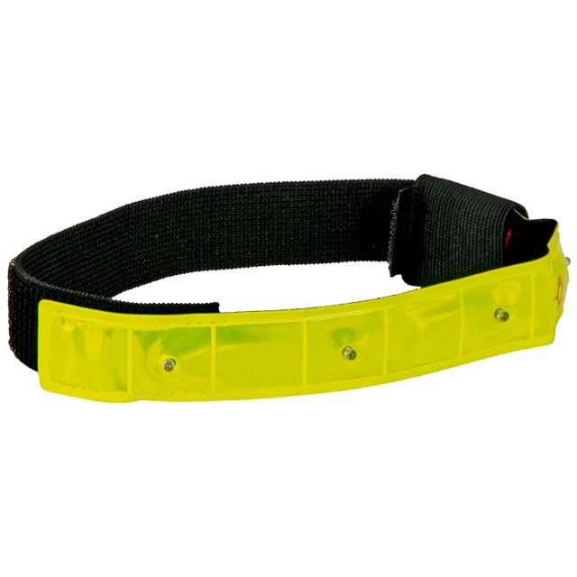 Reflexband med LED-ljus Gult