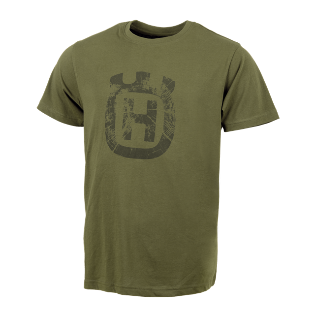 Husqvarna Xplorer T-shirt Kortärmad årsringar Mossgrön UNISEX